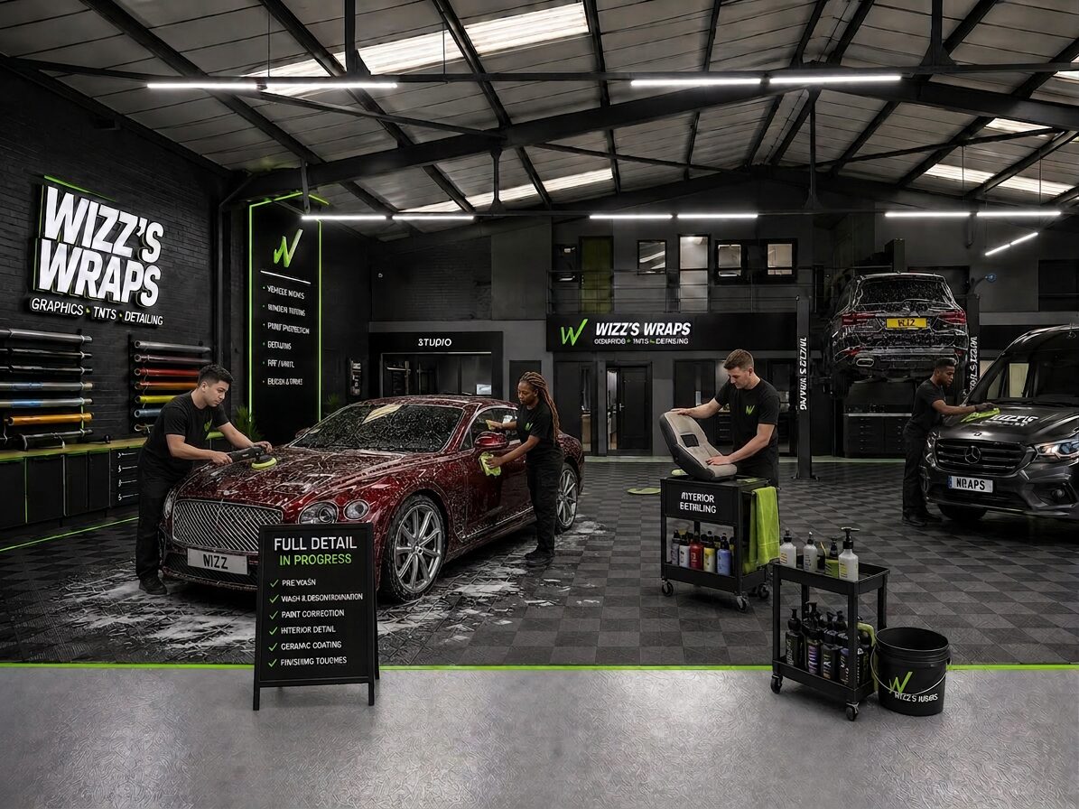 Detailing & Paint Correction service by Wizz's Wraps