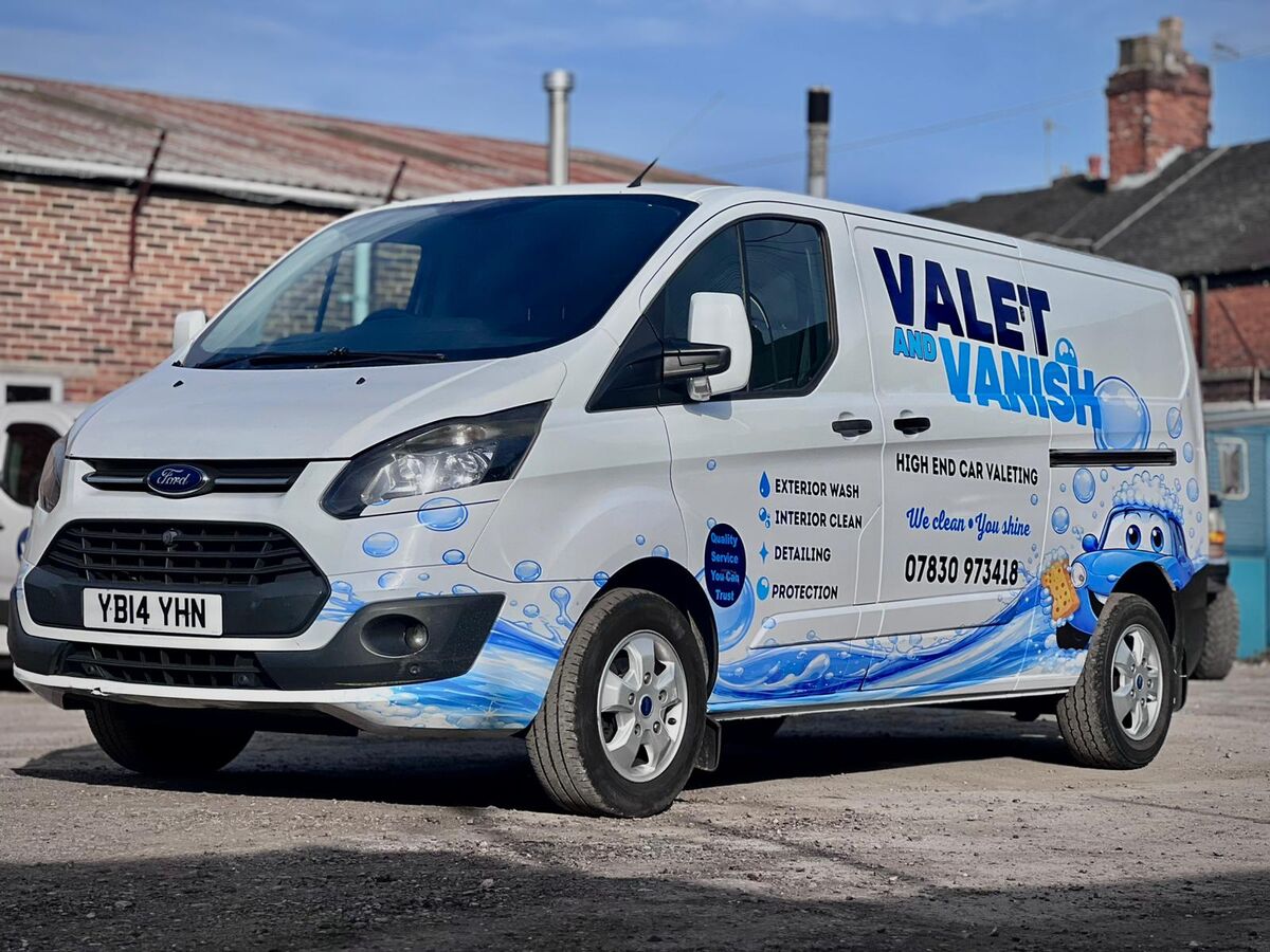 Full Commercial Wrap custom graphics example